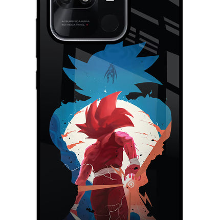 Goku Redmi 10/10 Power Glass Case Back Cover by Casekaro