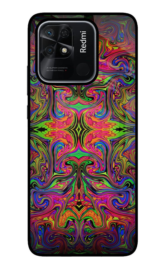 Psychedelic Art Redmi 10/10 Power Glass Case