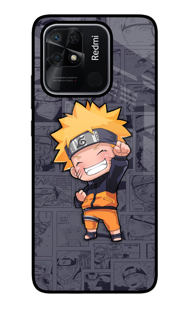Chota Naruto Redmi 10/10 Power Glass Case Back Cover by Casekaro