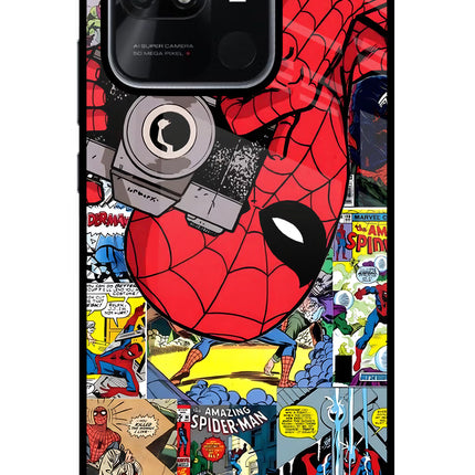 Spider Man Redmi 10/10 Power Glass Case