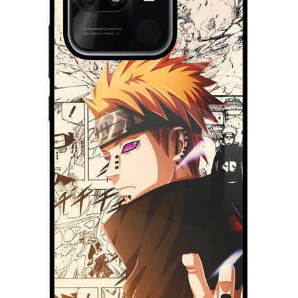 Pain Anime Redmi 10/10 Power Glass Case Back Cover by Casekaro