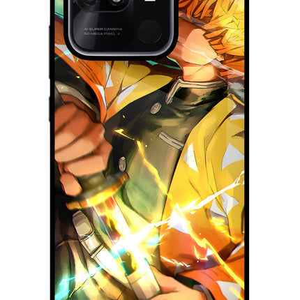 Demon Slayer Redmi 10/10 Power Glass Case