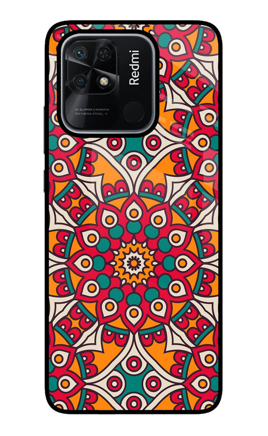 Mandala Art Redmi 10/10 Power Glass Case