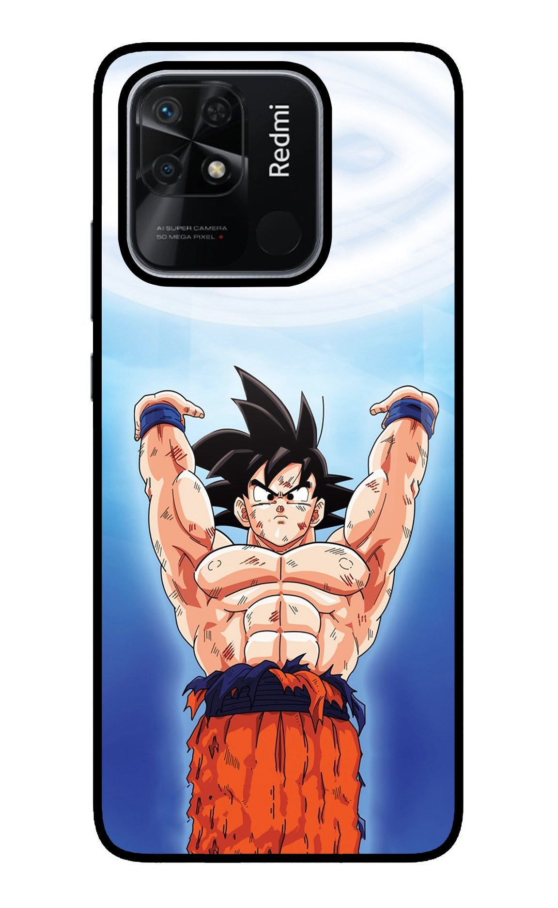 Goku Power Redmi 10/10 Power Glass Case