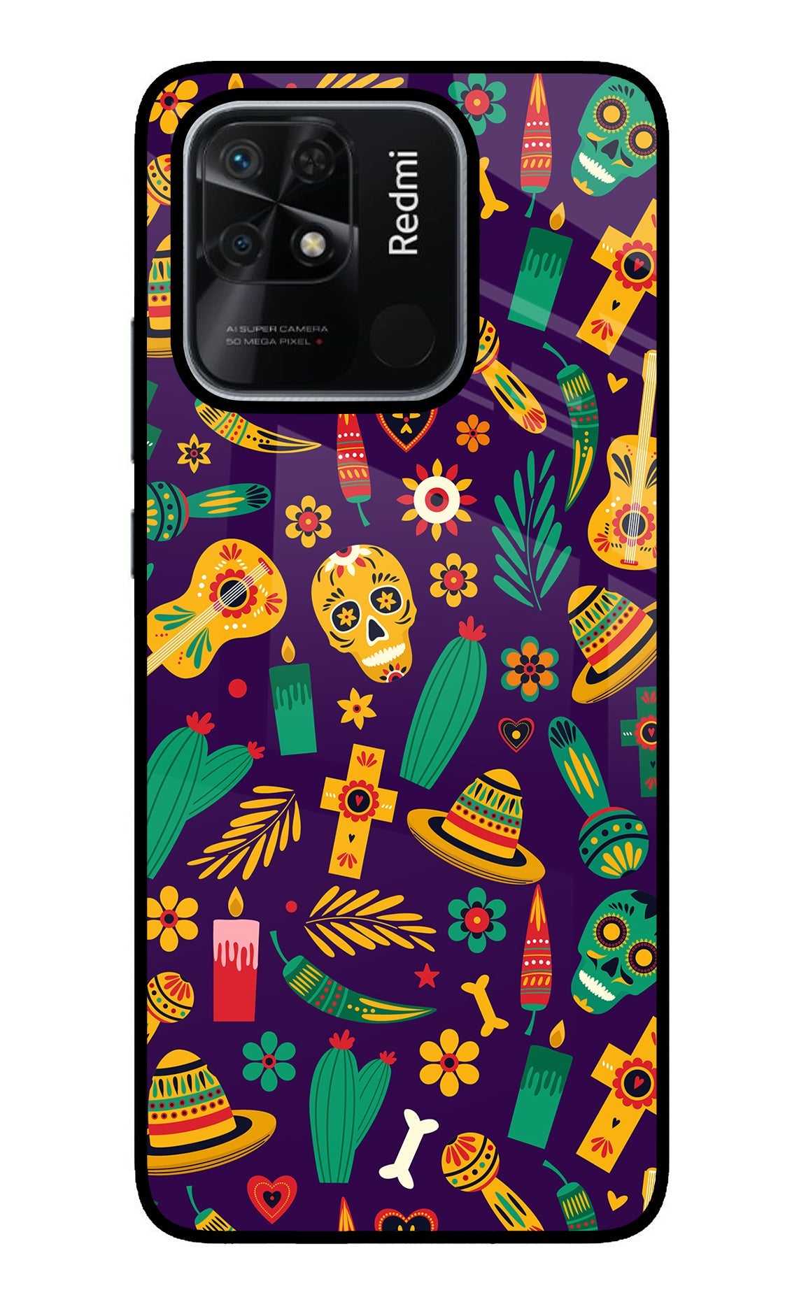 Mexican Artwork Redmi 10/10 Power Back Cover