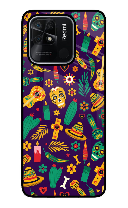 Mexican Artwork Redmi 10/10 Power Glass Case