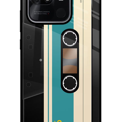 Cassette Redmi 10/10 Power Glass Case Back Cover by Casekaro