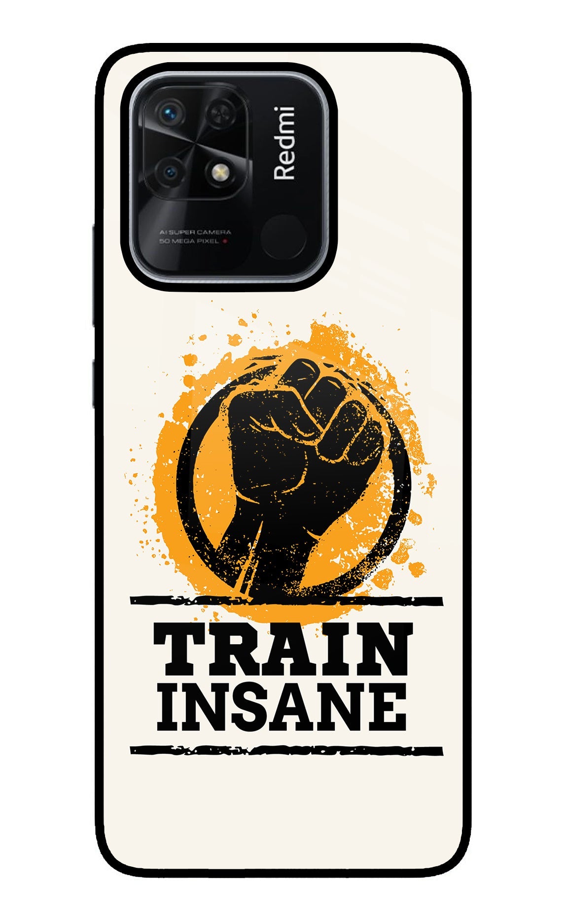 Train Insane Redmi 10/10 Power Glass Case