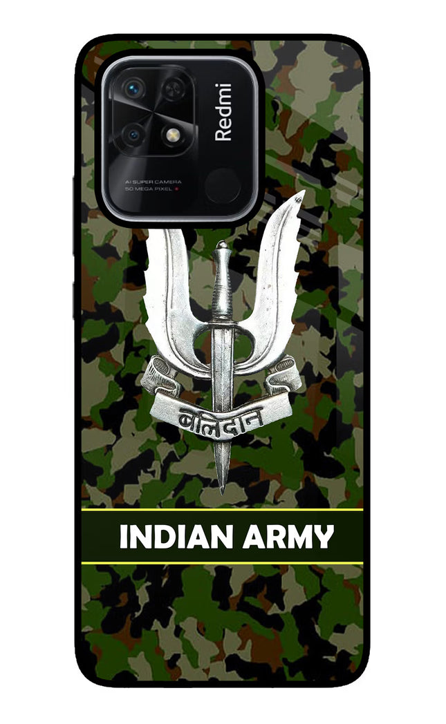Balidan Indian Logo Redmi 10/10 Power Glass Case Back Cover by Casekaro