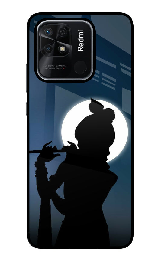 Shri Krishna Silhouette Redmi 10/10 Power Glass Case