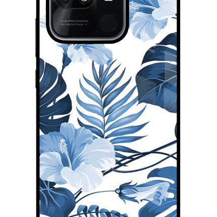 Fabric Art Redmi 10/10 Power Glass Case Back Cover by Casekaro