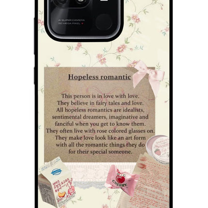 Hopeless Romantic Redmi 10/10 Power Glass Case