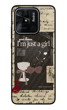I am just a girl Redmi 10/10 Power Glass Case