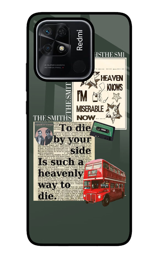 The Smiths Redmi 10/10 Power Glass Case Back Cover by Casekaro