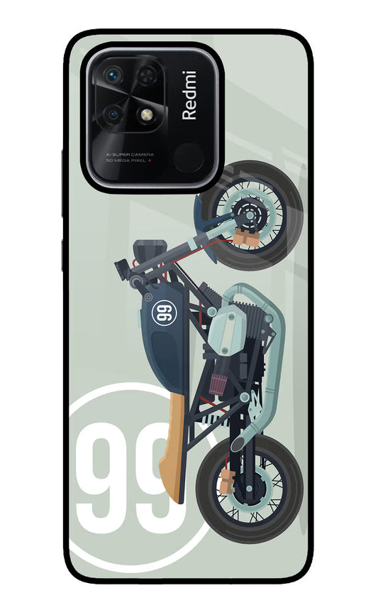 Classic Cafe Racer 99 Redmi 10/10 Power Glass Case