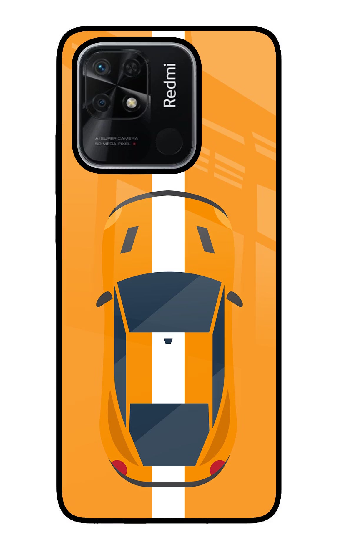 Highway Pursuit Redmi 10/10 Power Glass Case