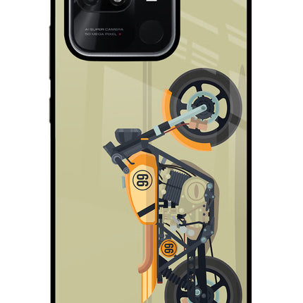 Vertical Speedster Redmi 10/10 Power Glass Case