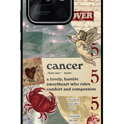 Cancer Zodiac Redmi 10/10 Power Glass Case