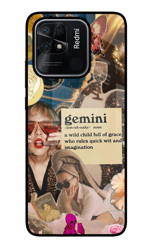 Gemini Zodiac Redmi 10/10 Power Glass Case