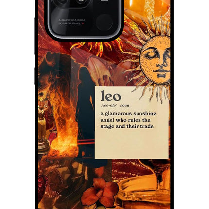 Leo Zodiac Redmi 10/10 Power Glass Case