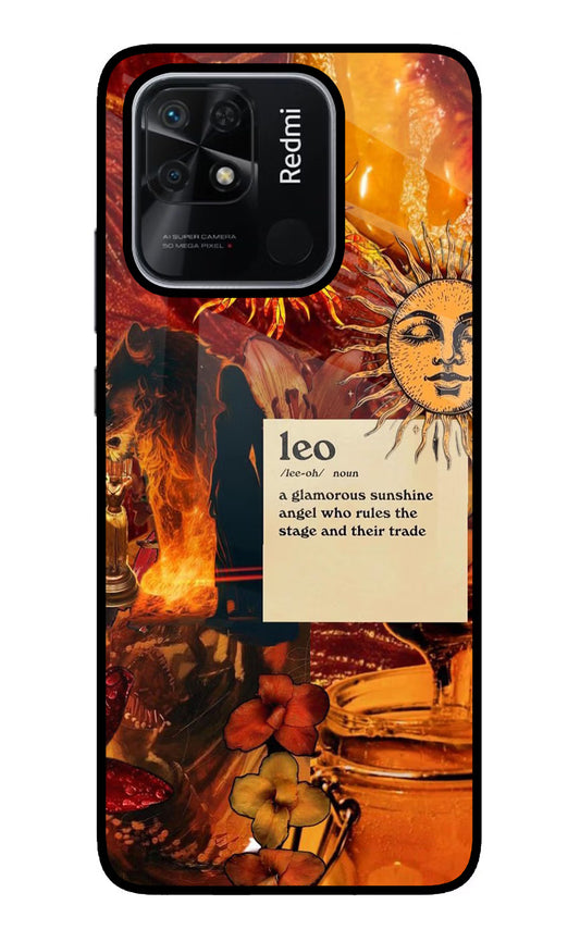 Leo Zodiac Redmi 10/10 Power Glass Case