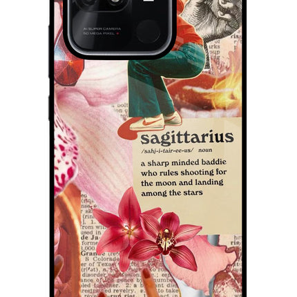 Sagittarius Zodiac Redmi 10/10 Power Glass Case