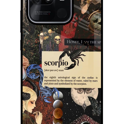 Scorpio Zodiac Redmi 10/10 Power Glass Case