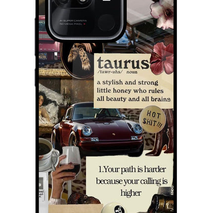 Taurus Zodiac Redmi 10/10 Power Glass Case