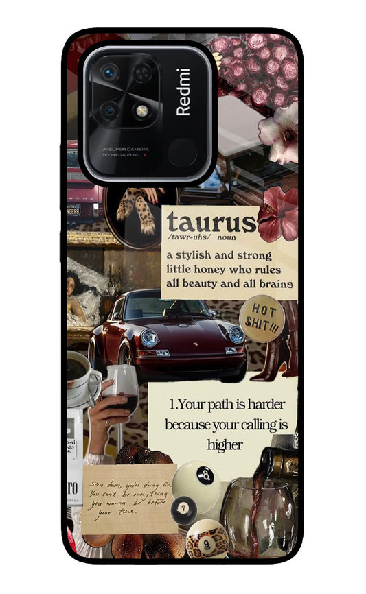 Taurus Zodiac Redmi 10/10 Power Glass Case