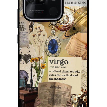 Virgo Zodiac Redmi 10/10 Power Glass Case