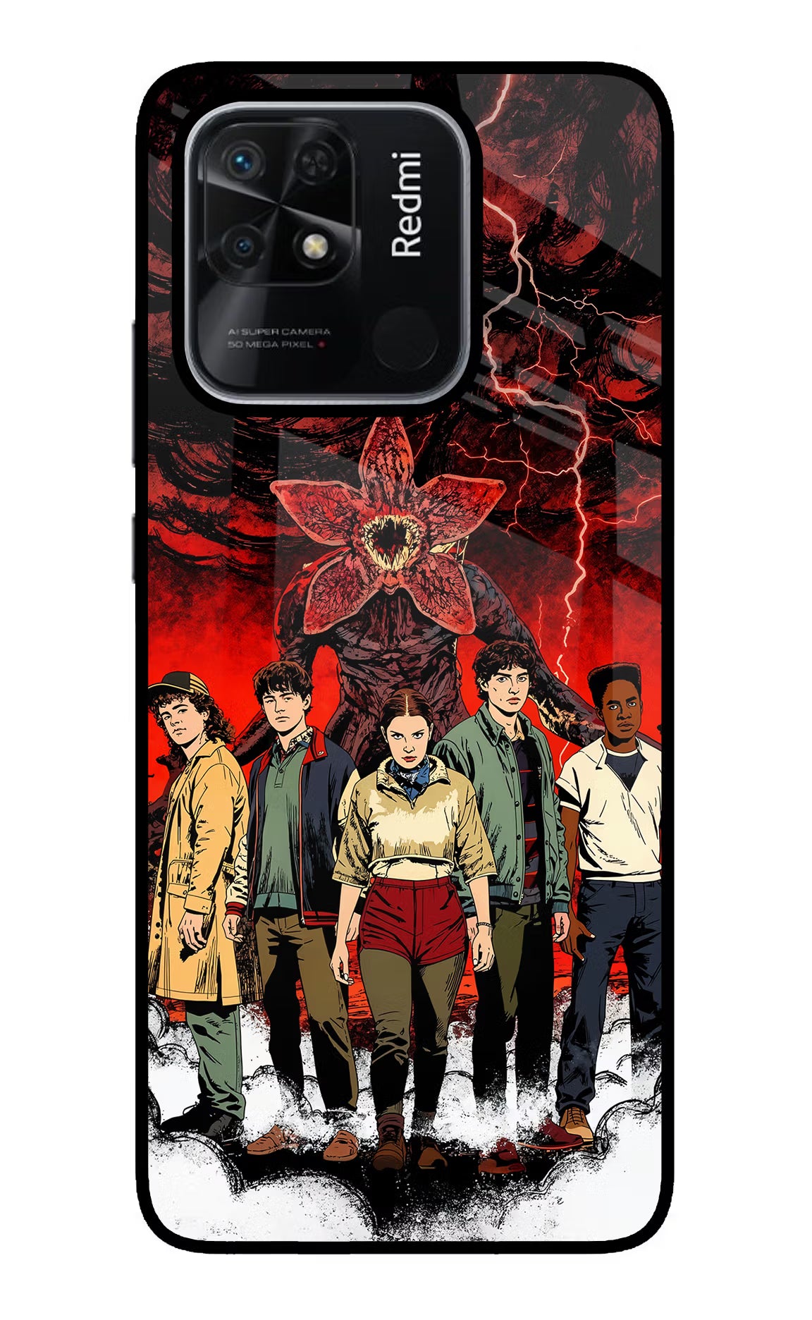 Ordinary Things Characters Redmi 10/10 Power Glass Case