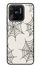 Spider Web Redmi 10/10 Power Glass Case