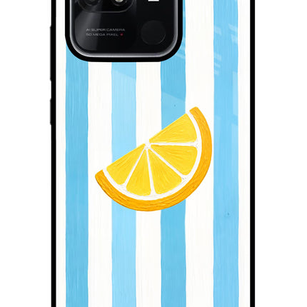 Summer Lemon Redmi 10/10 Power Glass Case