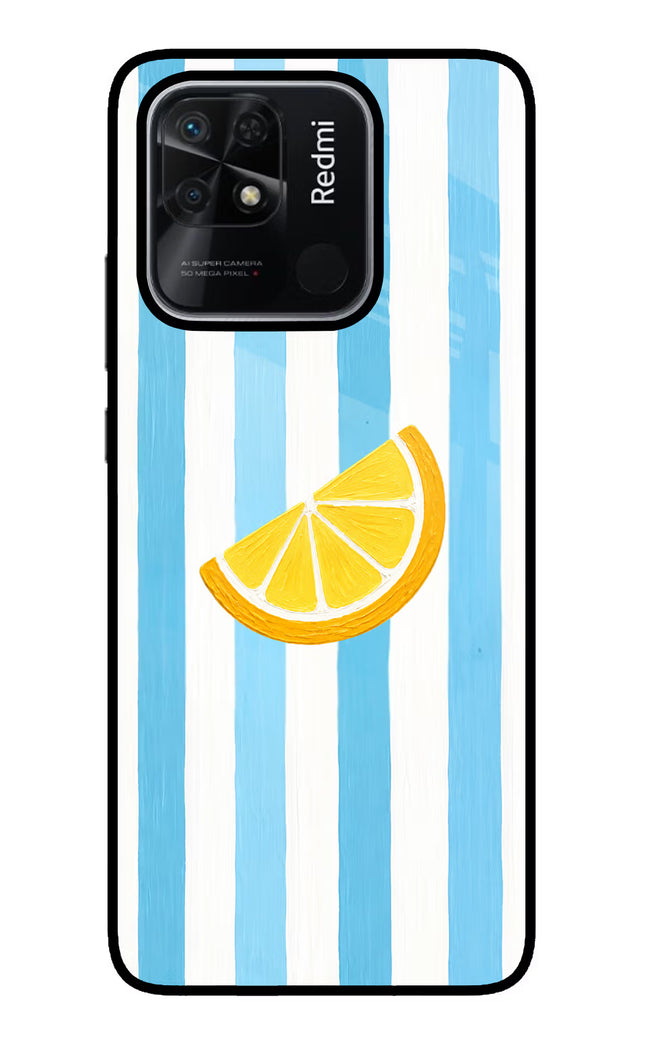 Summer Lemon Redmi 10/10 Power Glass Case
