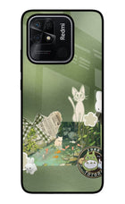 Aesthetic anime Redmi 10/10 Power Glass Case