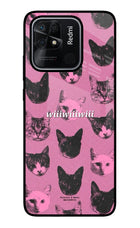 Pink Cats Redmi 10/10 Power Glass Case