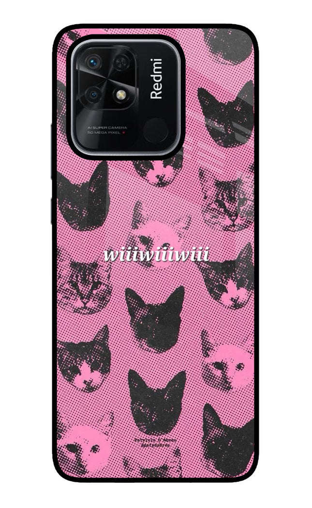 Pink Cats Redmi 10/10 Power Glass Case