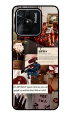 Zodiac Aries Redmi 10/10 Power Glass Case