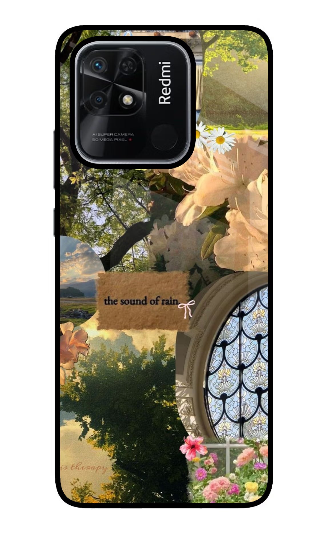 Rain Redmi 10/10 Power Glass Case