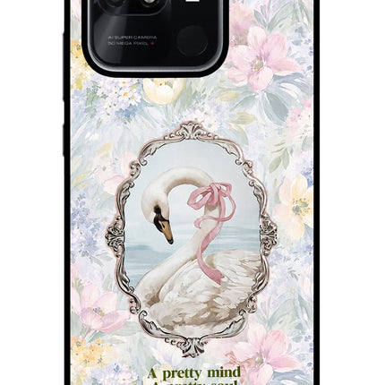 Pretty Mind Pretty Soul Redmi 10/10 Power Glass Case
