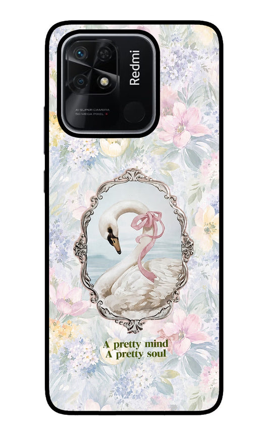 Pretty Mind Pretty Soul Redmi 10/10 Power Glass Case