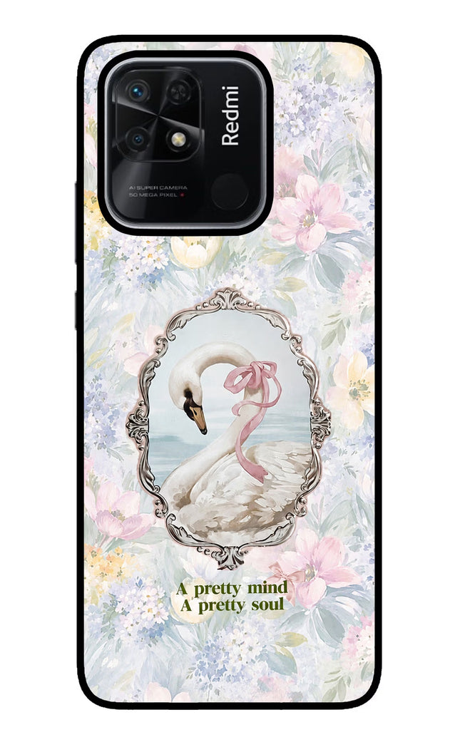 Pretty Mind Pretty Soul Redmi 10/10 Power Glass Case