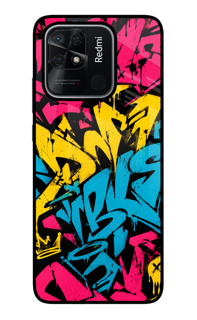Graffiti Vibe Redmi 10/10 Power Glass Case