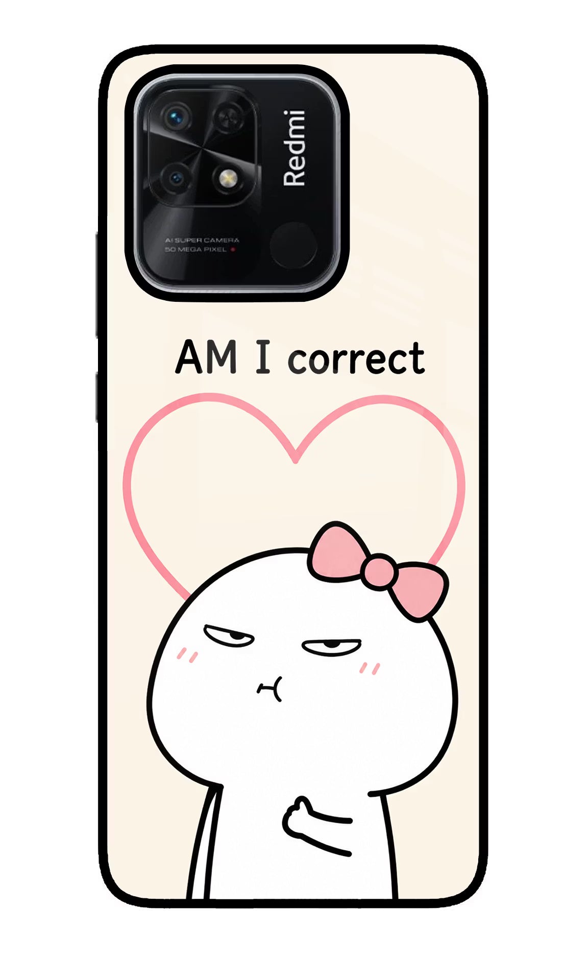 Always Right Redmi 10/10 Power Glass Case