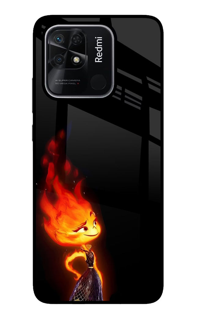 Ember Flame Redmi 10/10 Power Glass Case