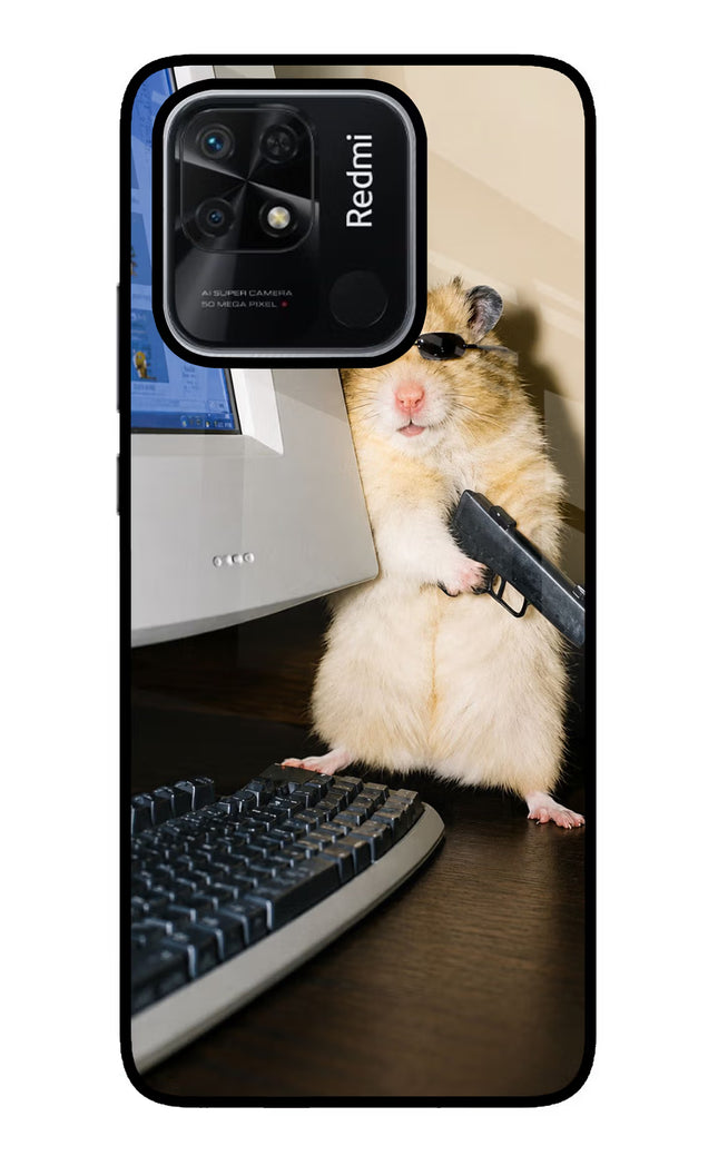 Hacker Hamster Redmi 10/10 Power Glass Case