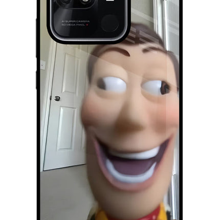 Side Eye Woody Redmi 10/10 Power Glass Case