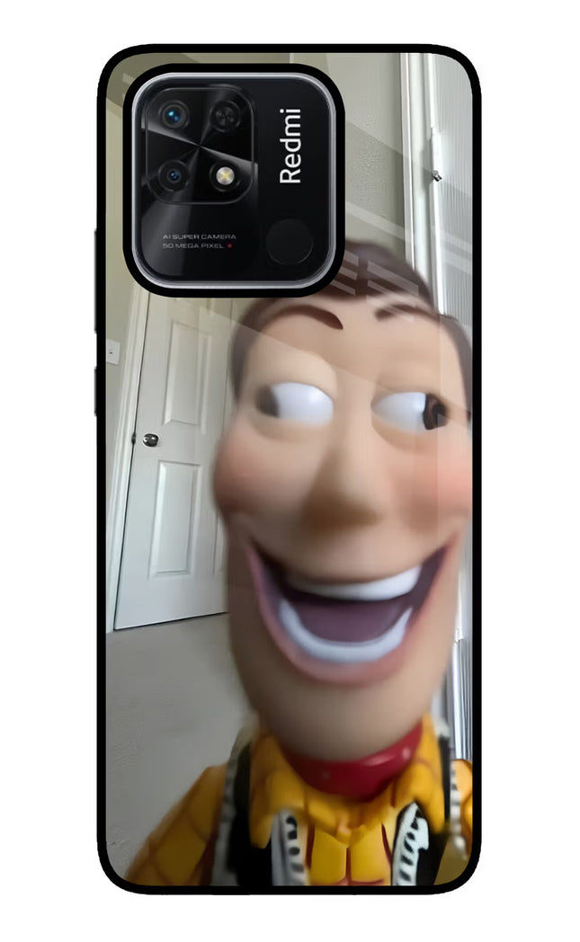 Side Eye Woody Redmi 10/10 Power Glass Case