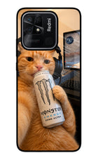 Gamer Cat Energy Redmi 10/10 Power Glass Case