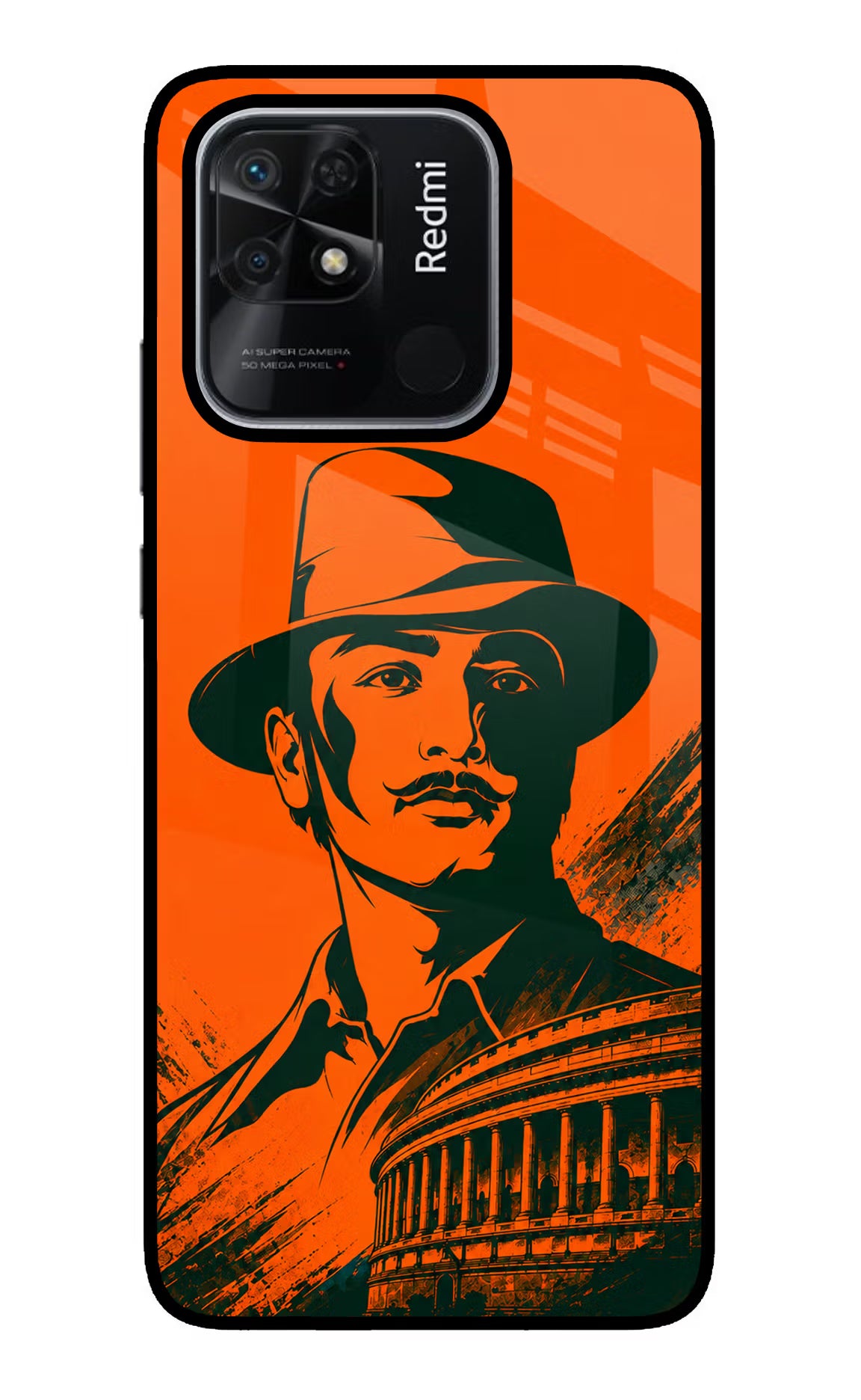 Bhagat Singh Legacy Redmi 10/10 Power Glass Case
